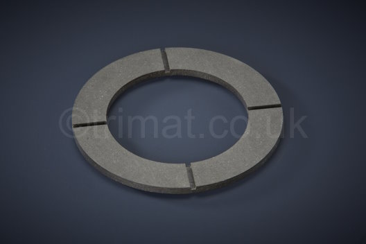 moulded fan clutch linings, integrally moulded brake pads, over moulded friction parts, molded fan clutch linings