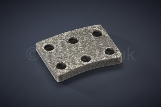 fan clutch friction liners, disc brake pads, friction pads, integrally moulded disc brake pads, cone linings